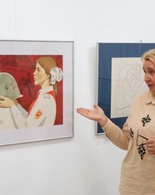 В Невельском историко-краеведческом музее состоялось открытие выставки «Сквозь пожары к победному маю»